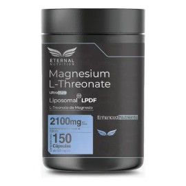 Eternal Nutrition Ultra Pure Treonato Magnesio Liposomal 150 Cápsulas Alta Biodisponibilidad Porciones 2100 Memoria Concentración Claridad Mental