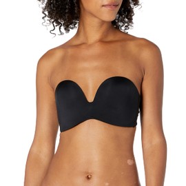 Wonderbra Women's Ultimate Strapless Underwire Bra, Black, 32C