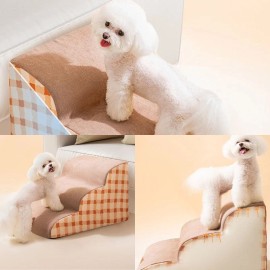 Mestuel Dog Stairs for Small Dogs Pet for Couch Bed Sofa Steps Ramp Indoor with High