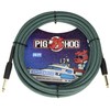 Pig Hog Vintage Series Instrument Cable, Tahitian Blue, 6m/20ft, 6.35