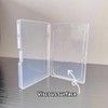 Manqianxun false eyelash adhesive storage box. Portable dust-proof transparent false