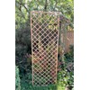 Flat Top Debarked Willow Trellis Panel