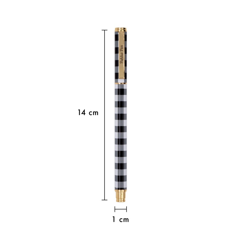 Pukka Pad, Pukka Pen Metal with Refillable Gel Ink -