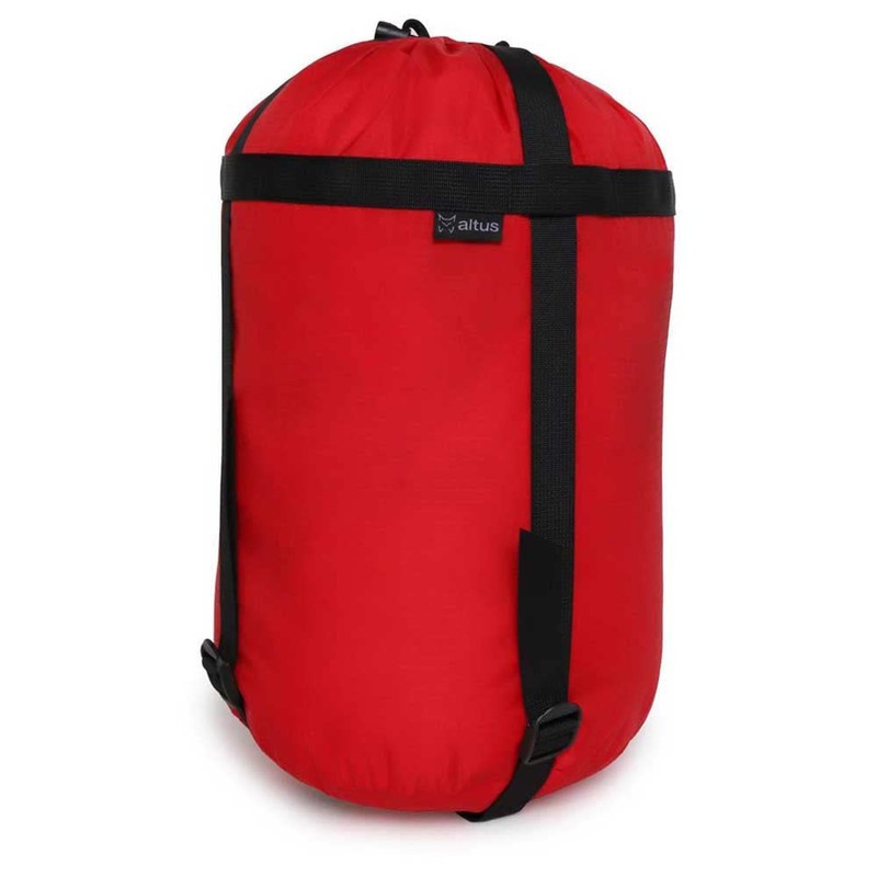 Bolsa de compresión para saco de dormir - C: Rojo_