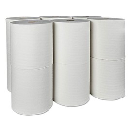 Scott 1080 Hard Roll Towels, 1.5" Core, 8 X 425ft, White, 12 Rolls/carton