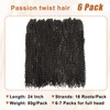Beyond Beauty Passion Twist Hair 24 Inch 6 Packs Water