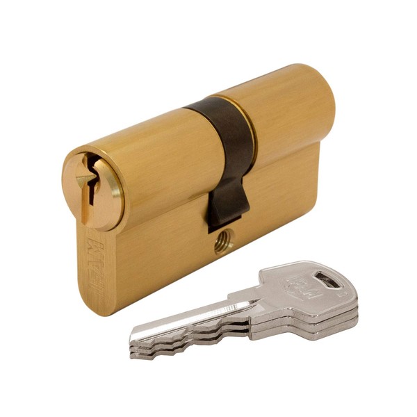 IFAM 031600 Door Cylinder, Brass, 30/40 (70 mm)