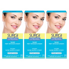 Surgi-cream Hair Remover For Face, 1-Ounce Tubes