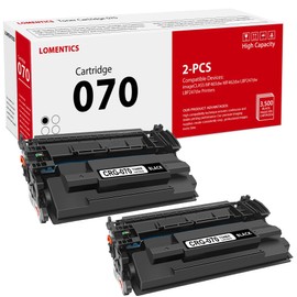 070 Black Toner Cartridge MF465dw Toner 2 Pack Replacement for Canon 070 imageCLASS MF465dw MF462dw LBP247dw LBP247dw Printer