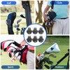 SUPVOX 6pcs Plastic Golf Headcover Number Tags Rotating Golf Club