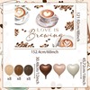 LaVenty Love is Brewing Banner Backdrop Coffee Bridal Shower Decor