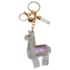 Popfizzy Llama Keychain Accessories, Animal Backpack Key Chain, Rhinestone Purse