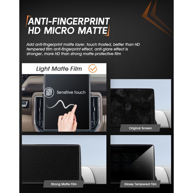 CDEFG For 2025 2026 GMC Yukon Screen Protector - 16.8