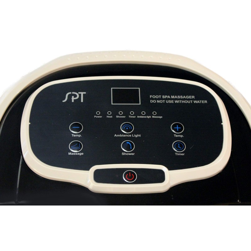 SPA-3549 – SPT Foot Spa Bath Massager w/Motorized Rollers, Tan