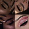 Coloured Glitter Eyeliner Liquid，Purple Glitter Liquid Eye Liner, Waterproof Eyeliner