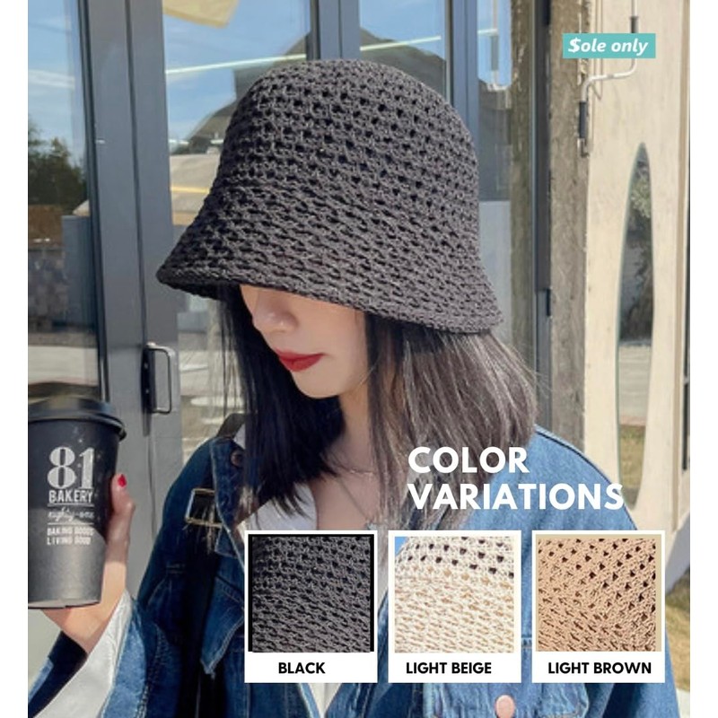 [$ole only] Sole Only Bucket Hat, Spring and Summer, Down