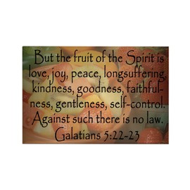 CafePress Fruit Of The Spirit Photo Rectangle Magnet, 3"x2" Refrigerator Magnet