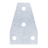 heneng 4 Pcs 4 Hole Flat Tee Plate for 1-5/8"