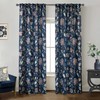 Elegant Luxury Black Out Curtains 96 Inch Long 2 Panel
