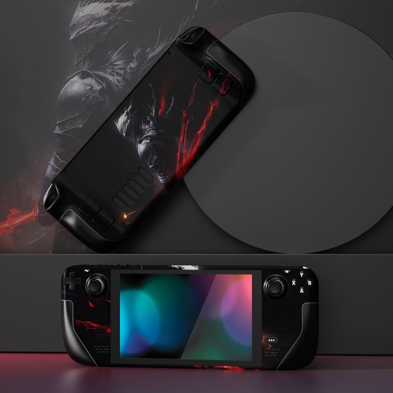 PlayVital Full Set Protective Skin Decal for Steam Deck LCD,