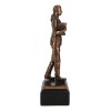 Medical Professional Physician Female Nurse Doctor Bronzed Resin Statue W/