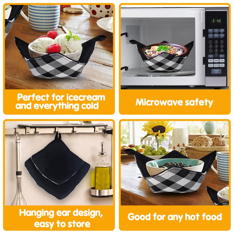 Microwave Bowl Holders Multipurpose Hot Food Bowl Pot Holder Bowl