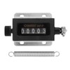 Lelukee 5 Digit Mechanical Counter,D67-F 0-99999 5 Digit Manual Tally,Resettable
