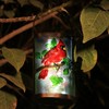 Hanging Solar Lantern Outdoor Decorative Waterproof LED Solar Cardinal Lights