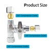 TTFLEX Dishwasher Installation Kit, 10 FT Stainless Steel Braided Hose