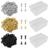 480 Pcs Picture Frame Turn Button Fasteners with 480 Screws,