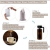 YQL Cold Brew Coffee Filter,50PCS 6X10 Inch No Mess Cold