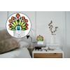 WKINGDIY Tiffany Stained Glass Peacock Night Light WKD1003 (Green、Orange) Tiffany