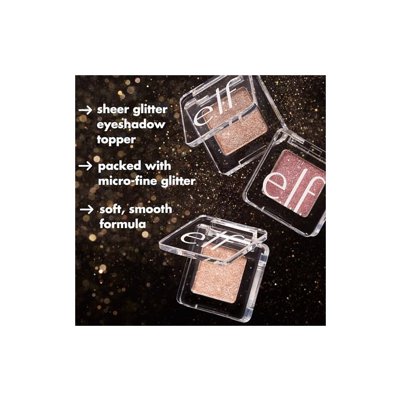 e.l.f. Fine as Fleck Glitter Eyeshadow Pop Off Pink -