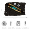 ZIPIT Grillz Large Pencil Case, Holds Up to 60 Pens,