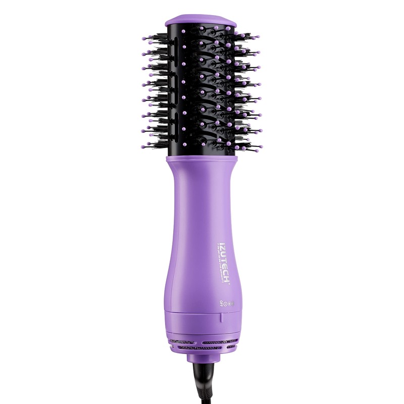 Toro Portable 2-in-1 Hair Dryer with Volumizing Brush (Iris Purple)