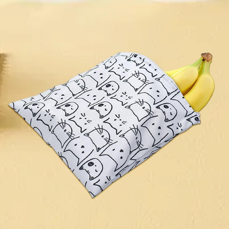 Zippered Food Organizer Bag, 3X Thermal Insulation Lunch Organizer Pouch,