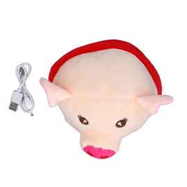 Active Moving Plush Toy Interactive Sound Effect Soft Reliable Electronic Moving Cartoon Plush Toy for Baby Toddlers Red Pig