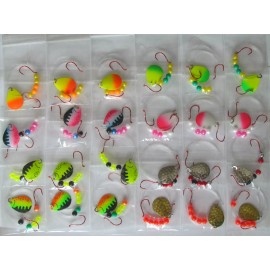 Colorado Spinner Harness 24 Spinner Rigs Leech Minnow Crawler Harness Walleye, Bass, Pike Size 3 Colorado