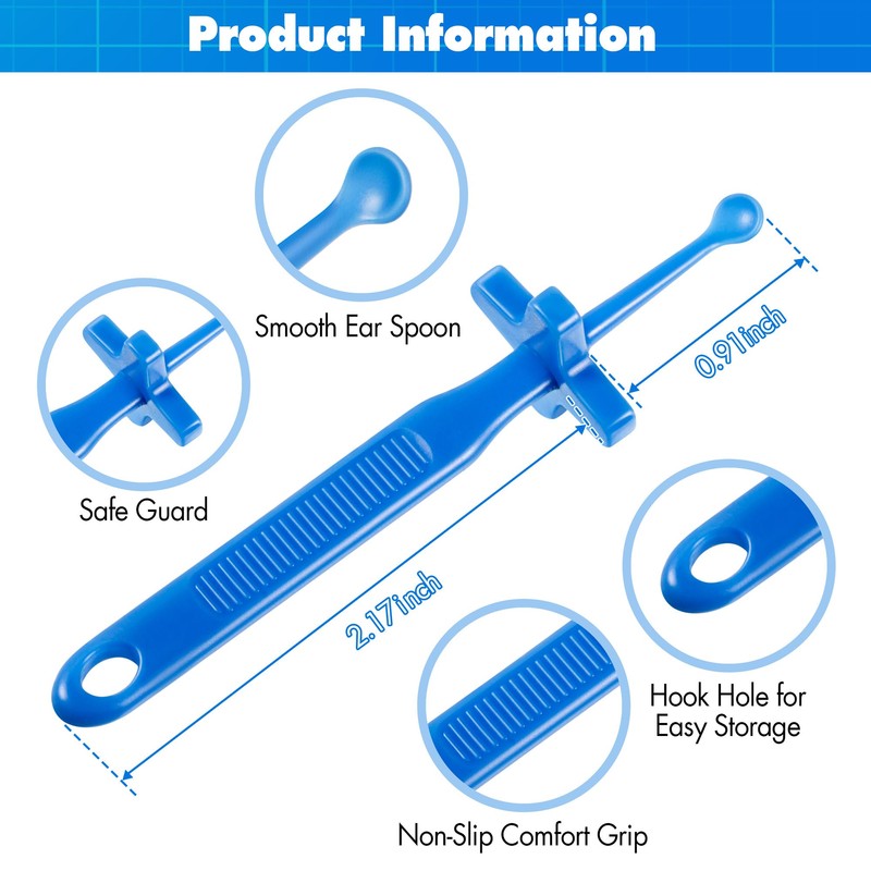 Feekoon 2 Pack Ear Wax Removal Tool, Cleaning Scoop Tool