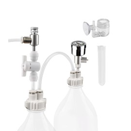 Clscea G211 Aquarium DIY CO2 Generator System Kit with Needle Valve & CO2 Diffuser