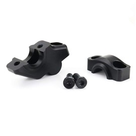 7/8" 22.2mm Handlebar Risers of Motorcycle ATV Dirt Bike Motocross With Clamps, Fit for XT250 KLX300 KLX230 KX250 NC750X CRF250M GSX 650F V-Strom MT-03 MT-25 W800 DR650 TT-R230 (Matte Black)