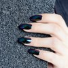 CoolNail Ballerina Coffin Nails Mirror Chrome False Nail Solid Reflection