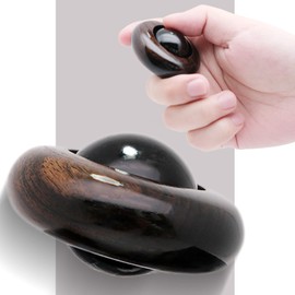 Tybasthe Fidget Toys for Adults, Wooden Stress Relief Toy, EDC ADHD Tools for Adults, Portable Figette Toys Adults Fidgets for Anxiety and Stress Balls, Quiet Fidget Cube Desk Toys for Office