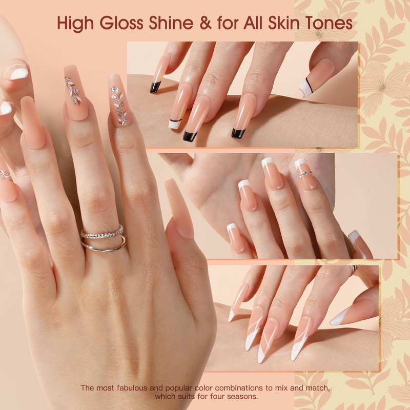 ROSALIND 60ml Poly Nail Extension Gel, Rouge Poly Gel Neutral