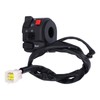 7/8in Motorcycle Handlebar Switch Horn Button Headlight Turn Signal Fog