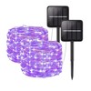 Clearhill Fairy Lights,2Pack 10M/32.8FT 100Led Solar Garden Lights,String Lights with
