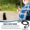XUTONG 7pcs Whistle,Stainless Steel Whistle Loud Crisp Sound Coach Whistles