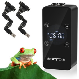 Reptile Mister With Inner Clock, Easy to Setup Misting Timer for Reptile Tanks, DIY Misting System for Amphibians, and Rainforest Plants