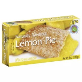 JJ's Bakery Lightly Glazed Snack Pies Kosher Parve 4oz (Lemon) (Pack of 6)