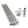 M4 Door Handle Screws and Sleeve Kit Nickel Plated Fixing